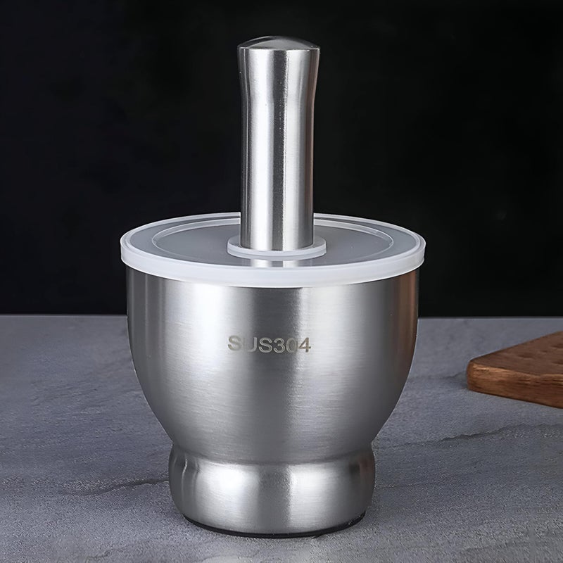 Hon Stainless Steel 316 Safe for Baby Food Preparation - Hygienic and Antibacterial Manual Grinder - Easy to Use and Sterilize for Preparing Fresh Pureed Meals - Image 3