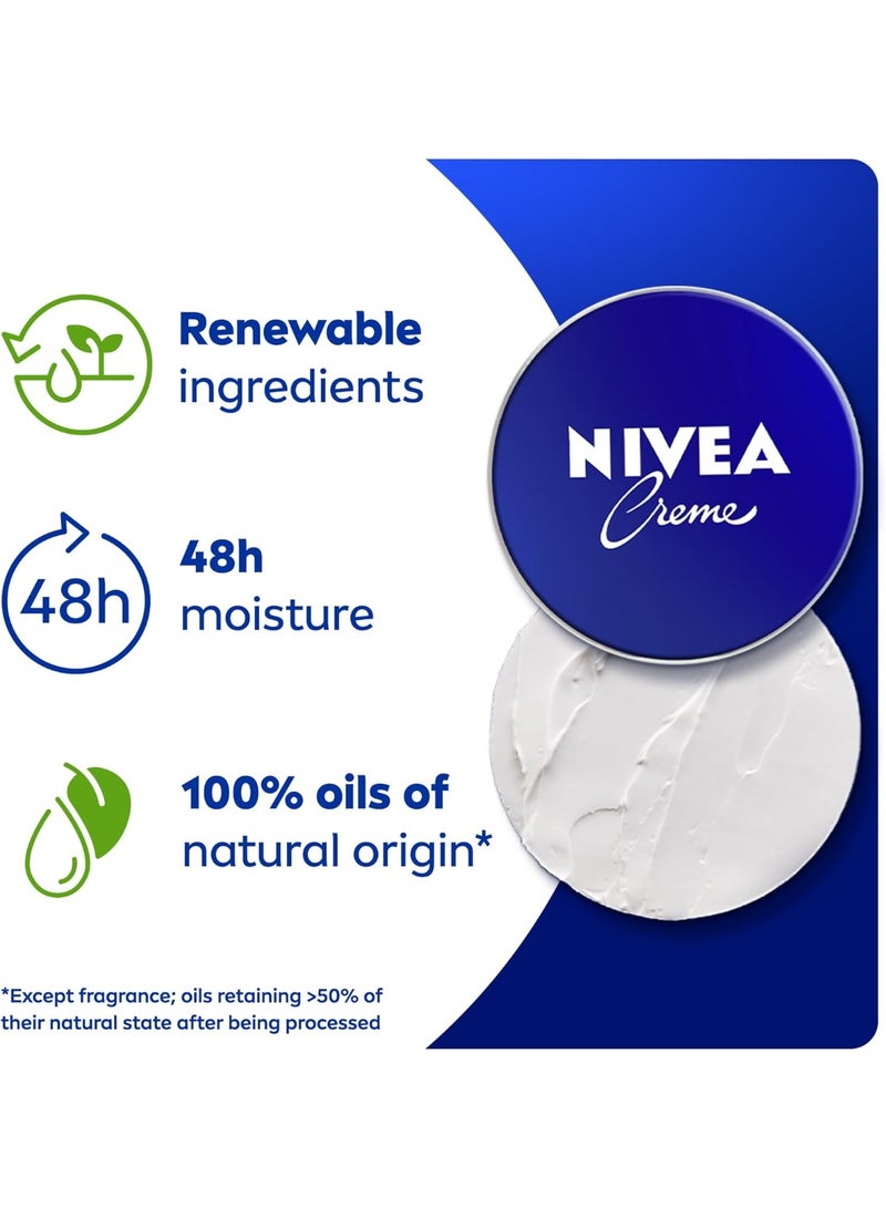 Nivea, Body & Face Moisturizing Cream Tin 150ml - Image 3