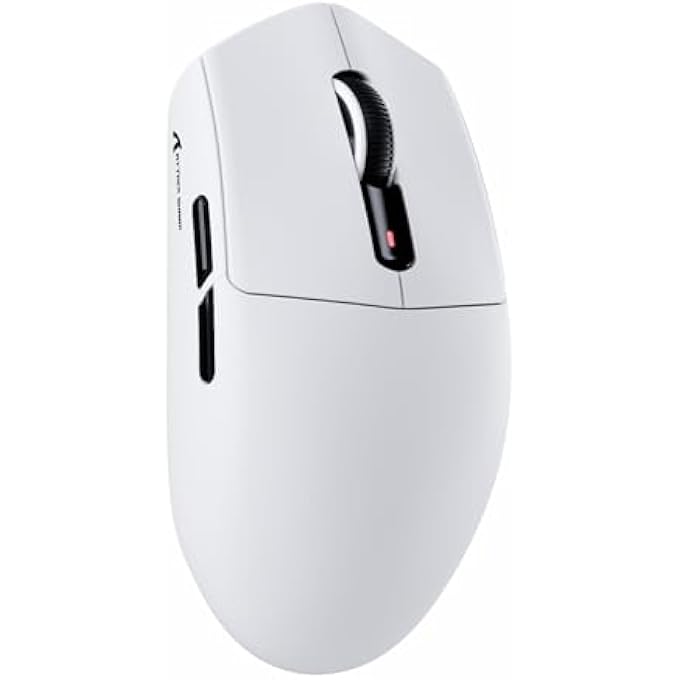 rayihni G3 WIRELESS GAMING MOUSE, 25000 DPI, PIXART SENSOR PAW3311, 59G SUPERLIGHT, 80 MILLION CLICKS, 500MAH BATTERY G305 GAMER MOUSE, BLUETOOTH/2.4G/WIRED, FOR PC/MAC, WHITE - Image 1