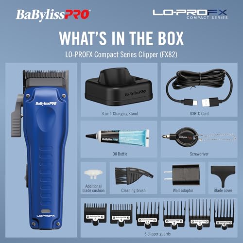 BaBylissPRO High-Performance LO-PROFX Compact Clipper for Hair - Image 3