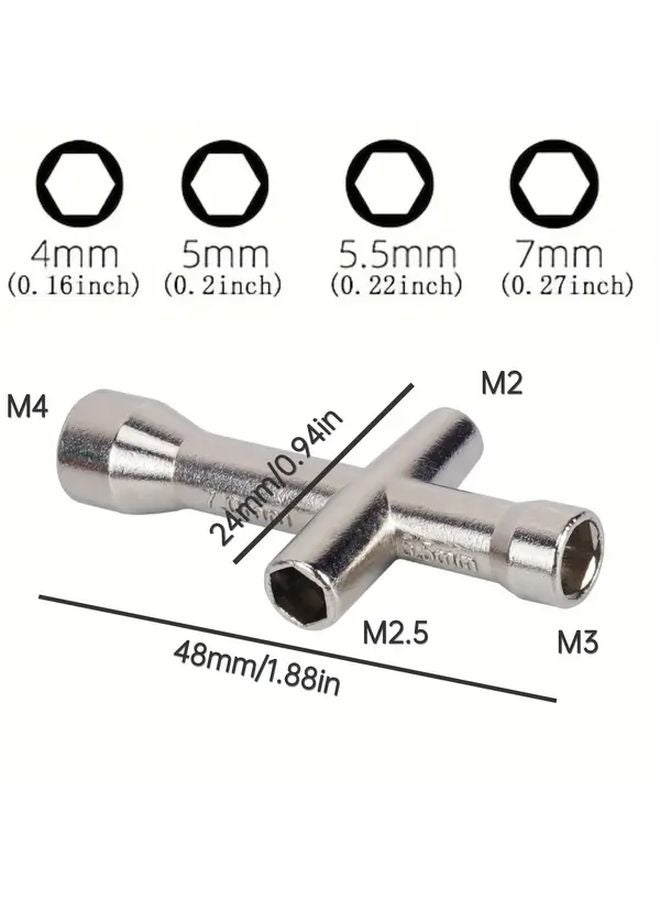 1pc Mini Cross Socket Wrench Phillips M2 M2 5 M3 M4 Screwdriver Bit Durable Metal - Image 4