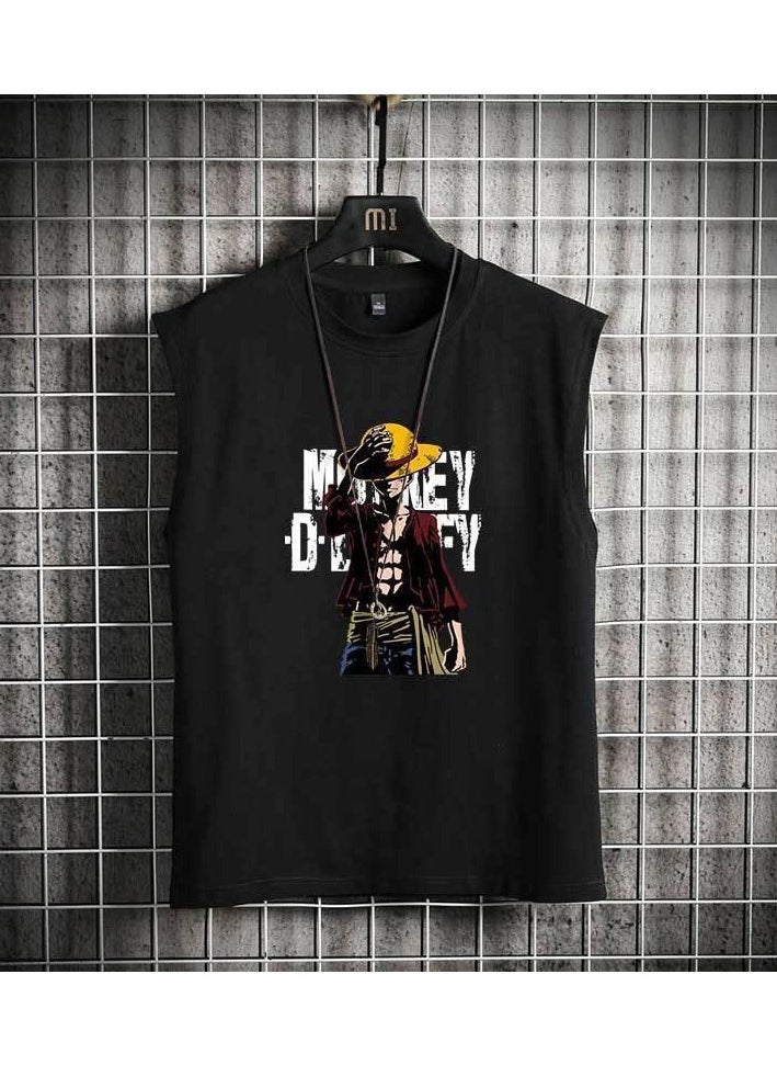KUYING Summer One Piece Lunch Break Loose Casual Vest  - Image 1