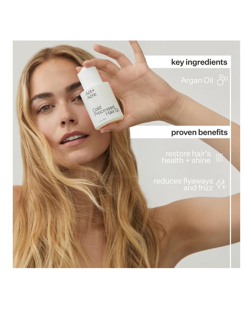 Act+Acre Cold Processed Hair Oil 65ml - Image 2