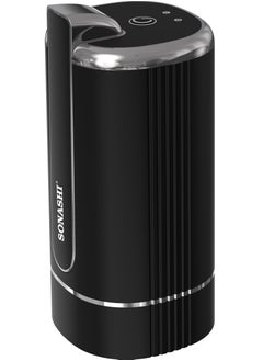 SONASHI Rechargeable Water Dispenser Pump with 1 Touch Function | Foldable Design with Silicone Inlet Hose | Type-C Charging, Indicator Light | Suitable for 1-5 Gallon Bottle Water | Power 4W SWP-65 Black/Silver  - Image 2