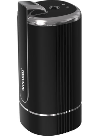 Rechargeable Water Dispenser Pump with 1 Touch Function | Foldable Design with Silicone Inlet Hose | Type-C Charging, Indicator Light | Suitable for 1-5 Gallon Bottle Water | Power 4W SWP-65 Black/Silver - view 2