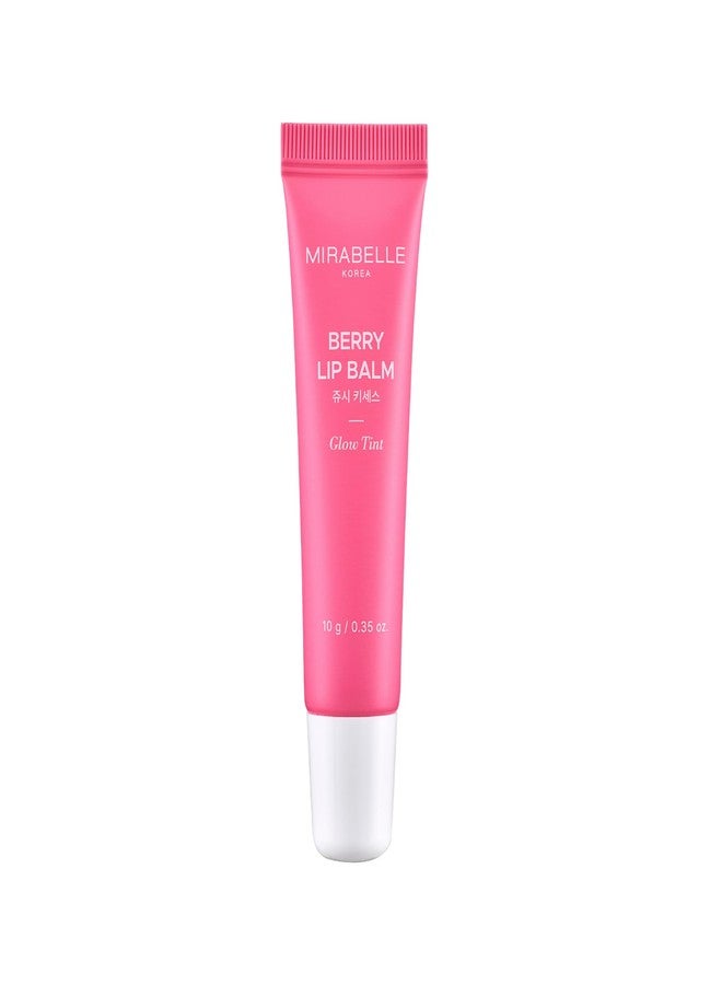 Mirabelle Korea Berry Lip Balm 10g | Subtle Glow Tint | Korean Lip Balm for Dry, Chapped Lips | Brightens Pigmented Lips | Jojoba Oil, Cherry Extract | Men & Women - Image 1
