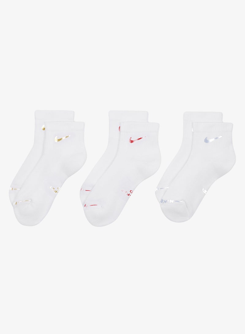 Nike 3-Pack Everyday Elevated Ankle Socks - Image 2