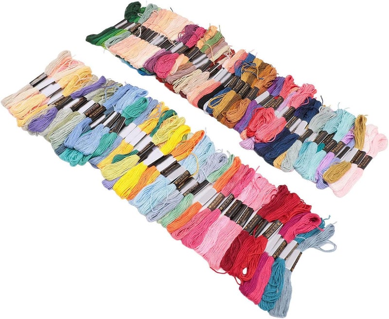 150 Colors 6 Strand Polyester Embroidery Floss, Cross Stitch Threads for DIY Sewing Crafts, Multi Color Craft Floss with 8m Length per Skein for Home Decor and Friendship - Image 3
