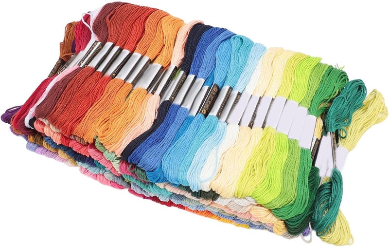 150 Colors 6 Strand Polyester Embroidery Floss, Cross Stitch Threads for DIY Sewing Crafts, Multi Color Craft Floss with 8m Length per Skein for Home Decor and Friendship - Image 4