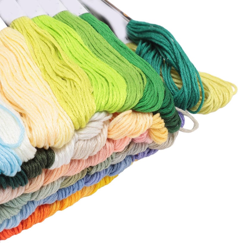 150 Colors 6 Strand Polyester Embroidery Floss, Cross Stitch Threads for DIY Sewing Crafts, Multi Color Craft Floss with 8m Length per Skein for Home Decor and Friendship - Image 2