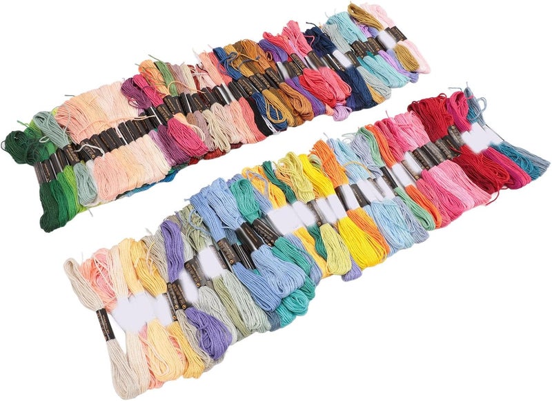 150 Colors 6 Strand Polyester Embroidery Floss, Cross Stitch Threads for DIY Sewing Crafts, Multi Color Craft Floss with 8m Length per Skein for Home Decor and Friendship - Image 5