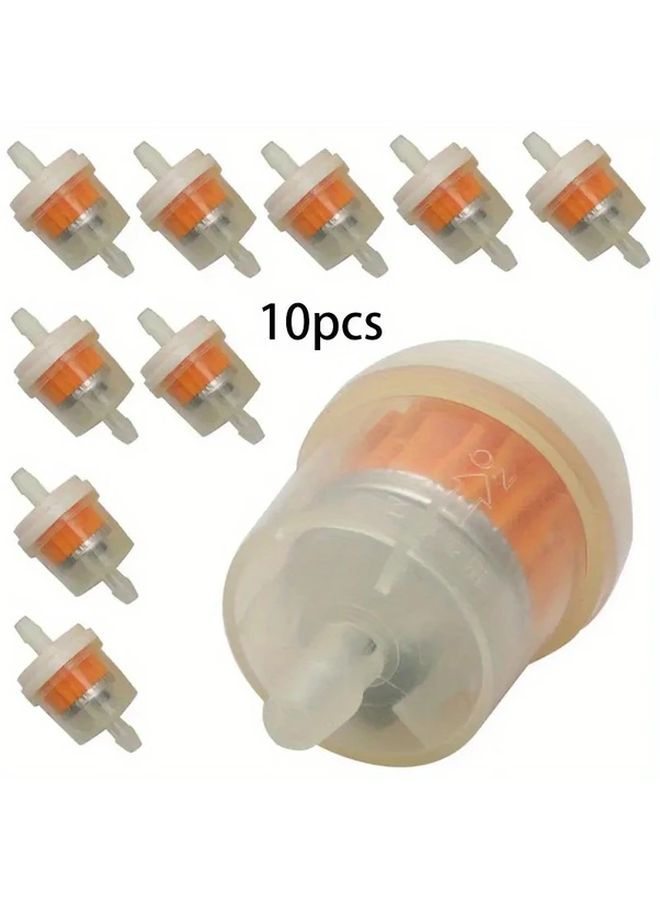 6 Pack Universal Motorcycle Fuel Filter High Flow Inline Oil Gas Filter For Carburettor Engines - Image 5