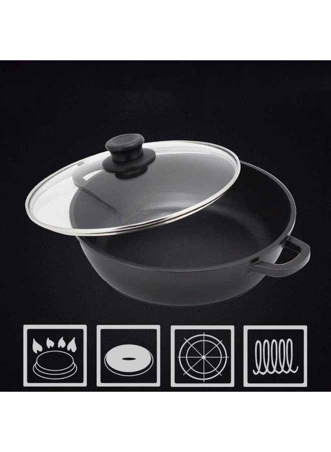 Deep Frying Pan made of high quality and durable cast iron - Image 4