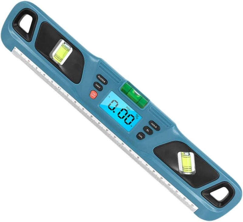 STAHAD Backlight Mini Spirit Level Ruler High Precision Bubble Level Calibrator for Home and Industrial Measuring Anti-drop Design with Voice Prompt Accurate Horizontal Measuring Tool - Image 1