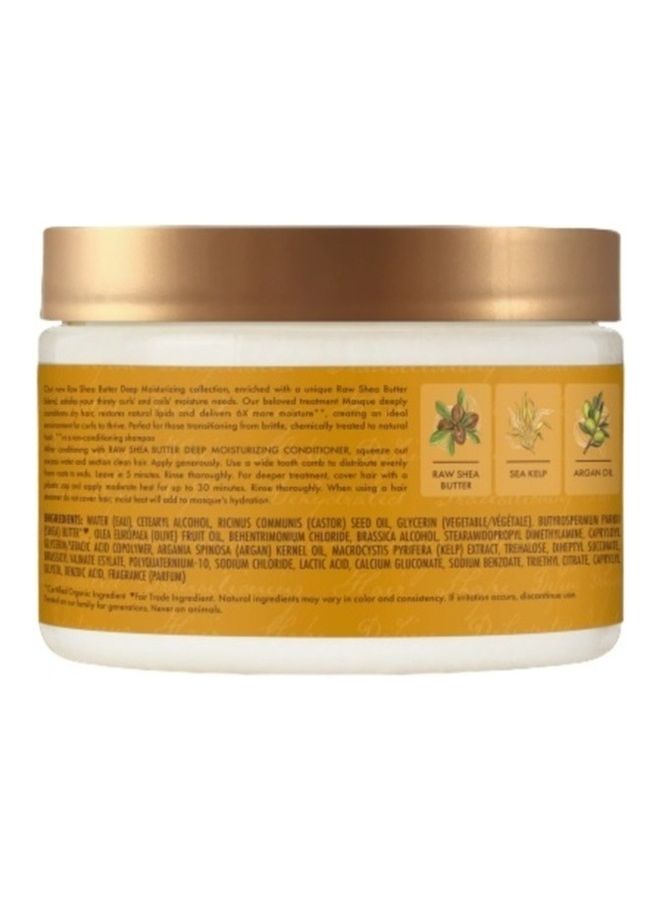 SheaMoisture Raw Shea Butter Deep Moisturizing Masque With Sea Kelp And Argan Oil 326grams - Image 2