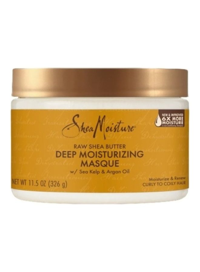 SheaMoisture Raw Shea Butter Deep Moisturizing Masque With Sea Kelp And Argan Oil 326grams - Image 1