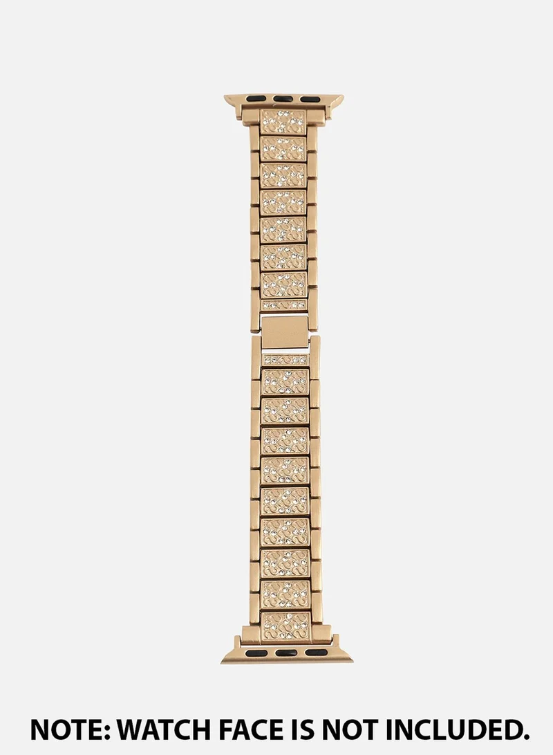 Haute Sauce Embellished Casual Chain Strap Alloy Apple Watch Strap For Women | 42mm/44mm/45mm