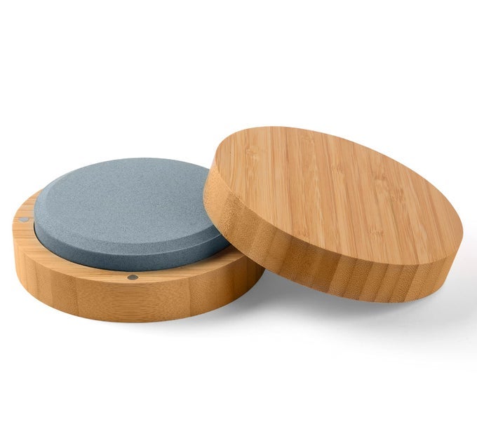 DUAL GRIT MULTIPURPOSE SHARPENER BLADE TOOL SHARPENER WITH BAMBOO BOX