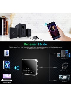 Y&D Bluetooth 5.2 Transmitter Receiver for TV to Wireless Headphones,Speakers, APTX Adaptive,HD,Low Latency 3.5mm AUX Audio Adapter PC ,Car ,Gym, Home Stereo System, 15hrs Playtime, Dual Link  - Image 5