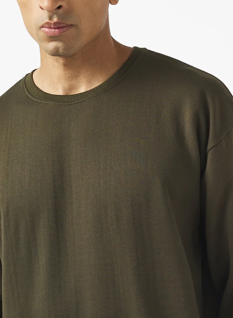 Seventy Five Basics Oversized Basic Sweatshirt