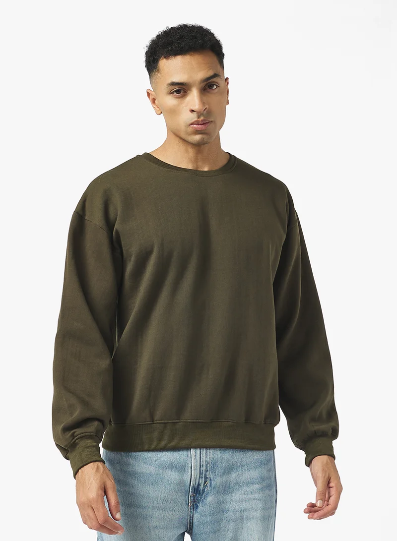 سفنتي فايف بيسيكس Oversized Basic Sweatshirt