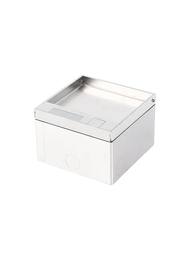 PROMASS promass 2Pcs Universal Recessed Flat Socket Outlet 3 Hole, 16A Flip Top Embedded Power Outlet with Stainless Steel Box 45 AC 250V 4000W  - Image 4