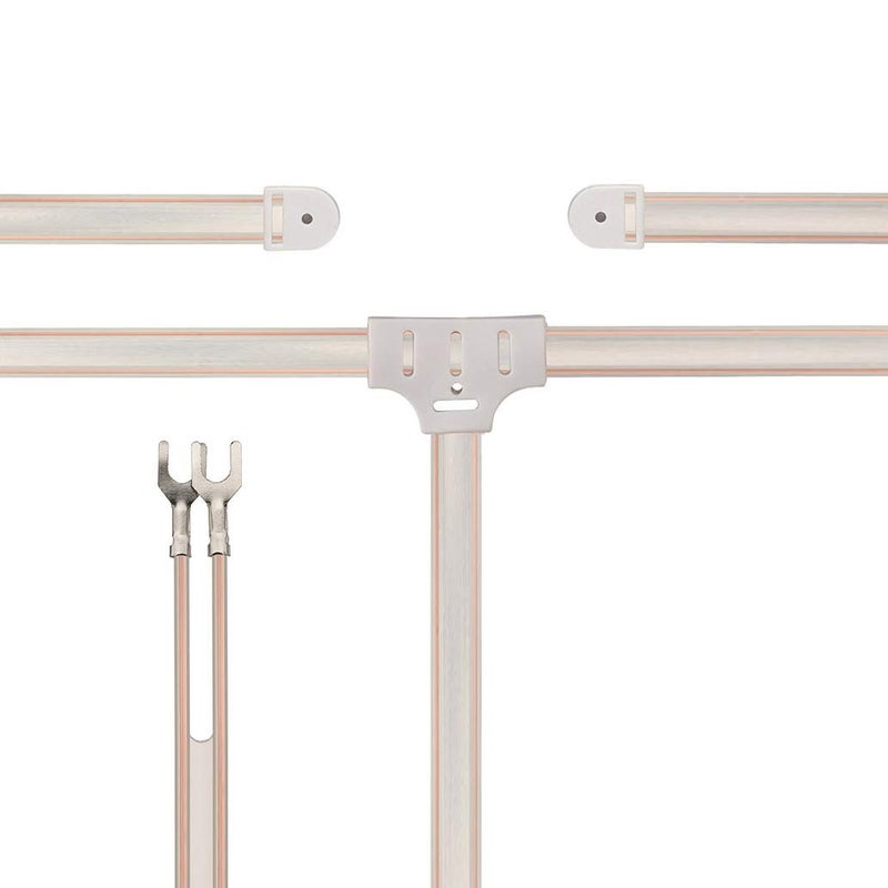 Bingfu FM Dipole Antenna 300 Ohm with 2 Pin Bare Wire Twin Lead for Indoor Digital HD Radio Table Top FM Radio AV Audio Video Home Theater Stereo Receiver HDTV TV Tuner - Image 1