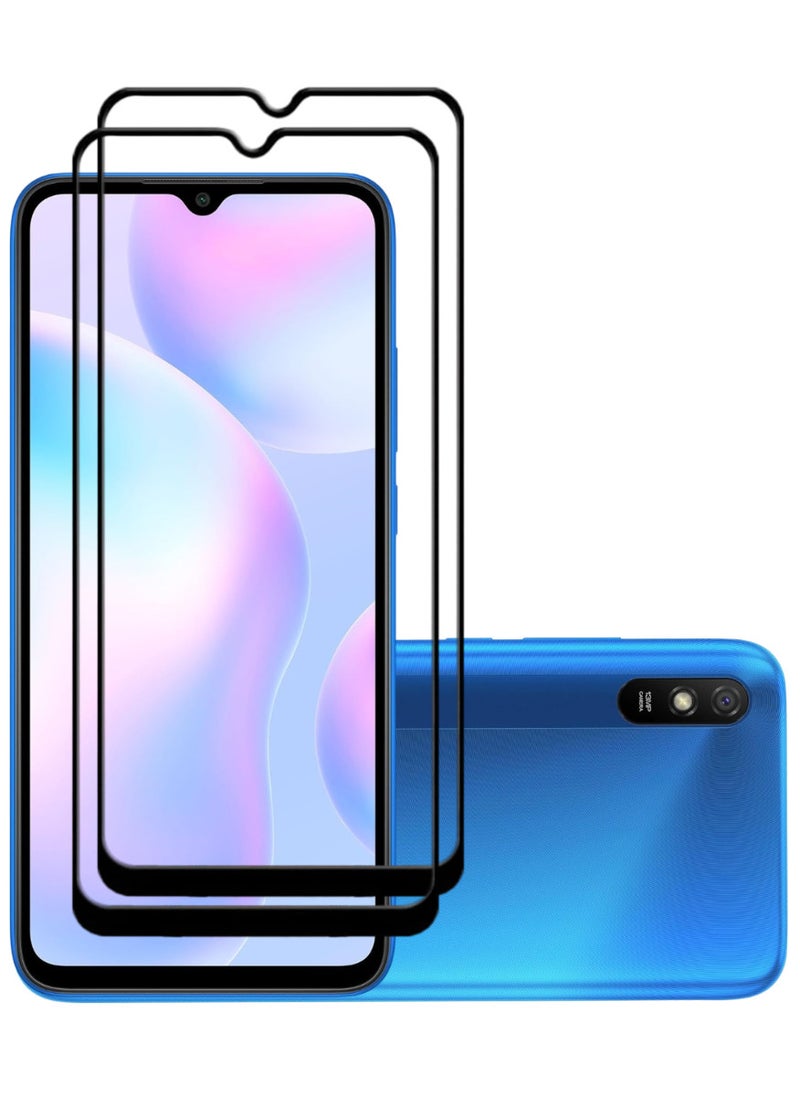 ACLIX 2 Pieces Antistatic ESD Dustproof Premium Quality High Definition Tempered Glass Screen Protector Designed For Xiaomi Redmi 9A - Image 1