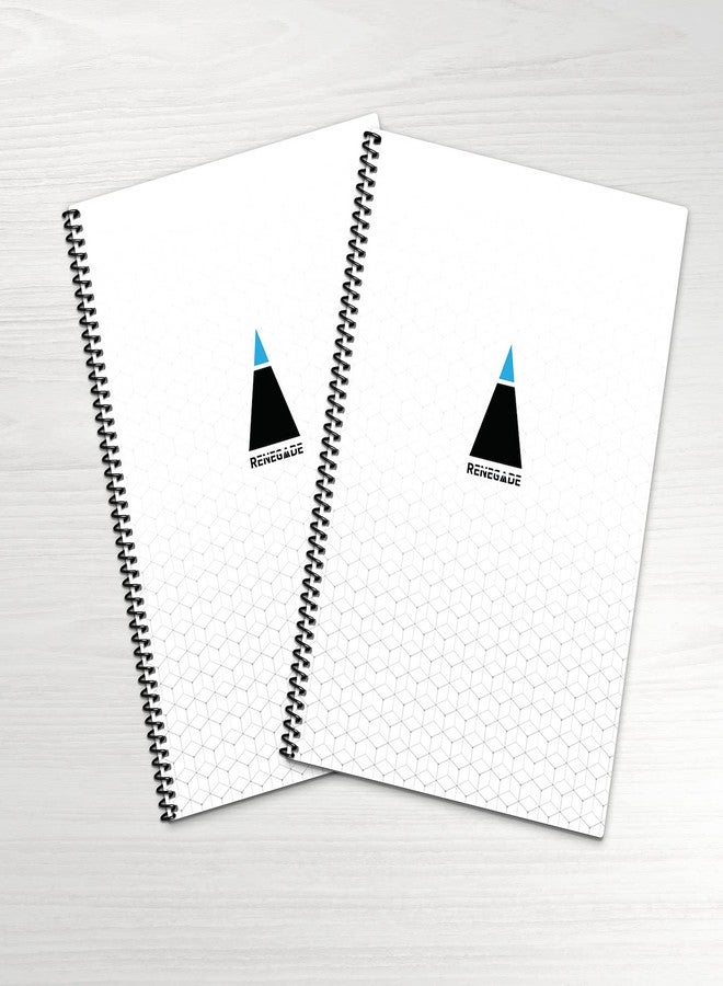TerraSlate Renegade Reusable Notebook + Planner Pages and 1 Pilot Frixion Erasable Pen Size 6" x 8.75" - Image 1