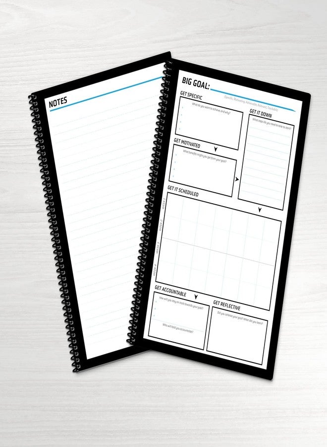 TerraSlate Renegade Reusable Notebook + Planner Pages and 1 Pilot Frixion Erasable Pen Size 6" x 8.75" - Image 4