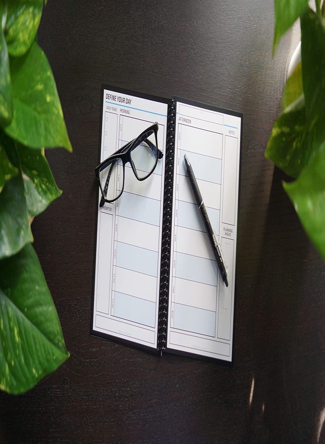 TerraSlate Renegade Reusable Notebook + Planner Pages and 1 Pilot Frixion Erasable Pen Size 6" x 8.75" - Image 2