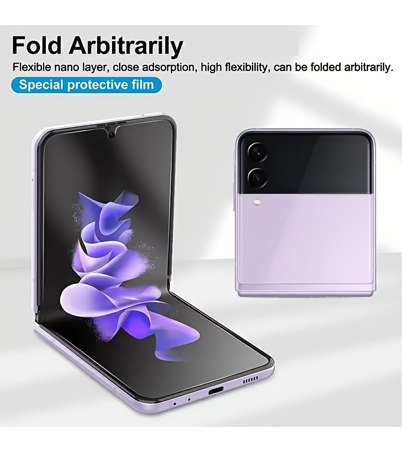 Screen Protector For Samsung Galaxy Z Flip 6 HD Clear Soft TPU Film Anti Scratch - Image 2