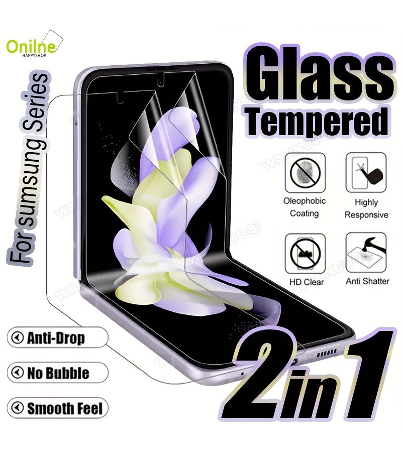 Screen Protector For Samsung Galaxy Z Flip 6 HD Clear Soft TPU Film Anti Scratch - Image 1
