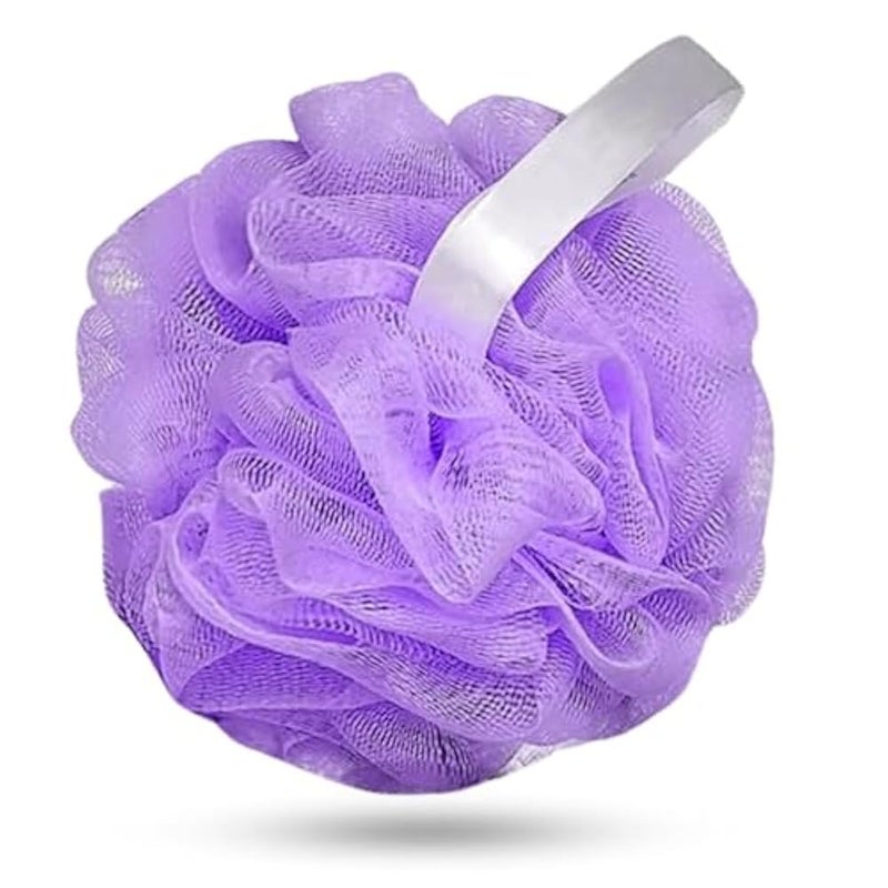 Bath Loofah Sponge Soft Mesh Shower Puff for Body Wash Bath Sponge Body Scrubber for Women & Men Body Exfoliator-Bathing Accessories (1 pc -multicolor) - Image 1