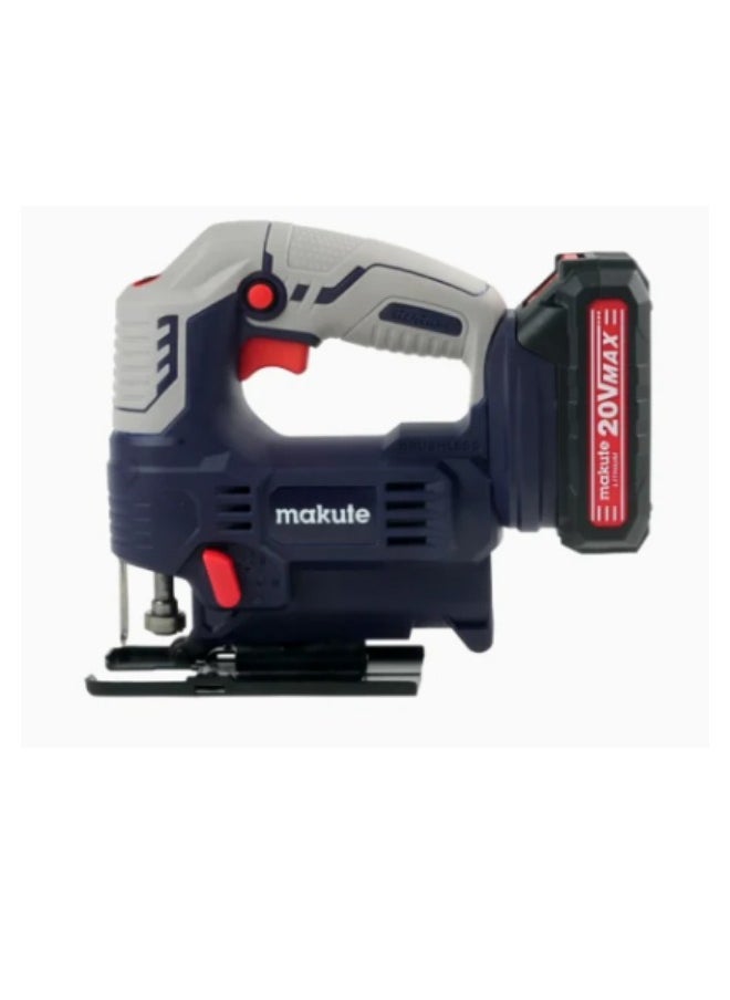 makute 20V Cordless Portable Jig Saw  Wood Metal Cutter Sawing Machine  for Various Cutting and Trimming Tasks (CJS6501-2BL)  - Image 3