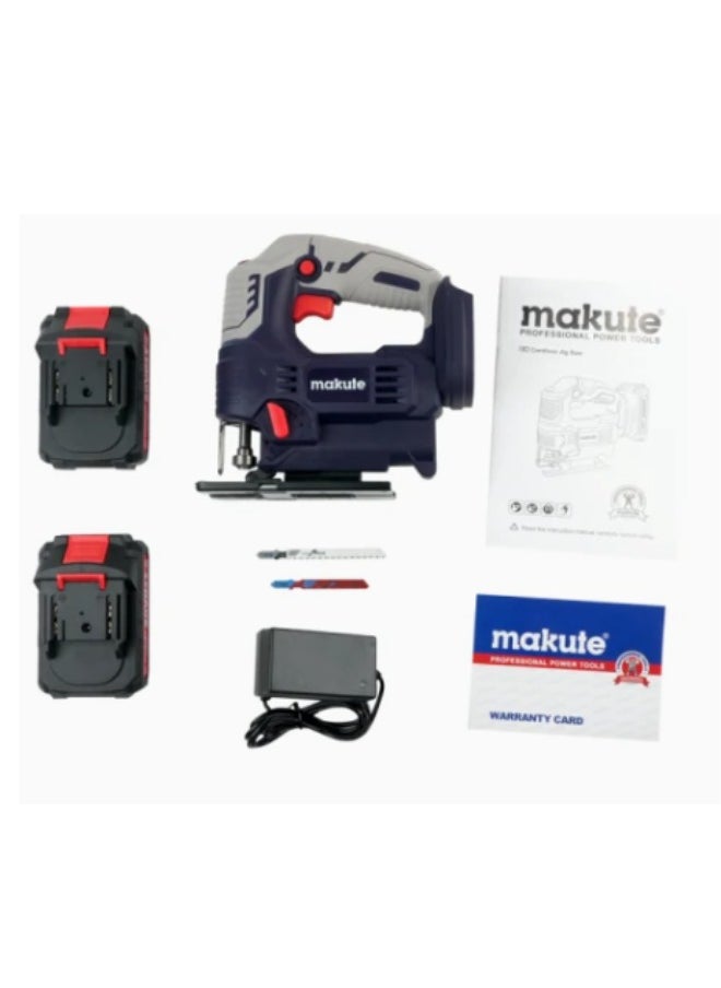 makute 20V Cordless Portable Jig Saw  Wood Metal Cutter Sawing Machine  for Various Cutting and Trimming Tasks (CJS6501-2BL)  - Image 4