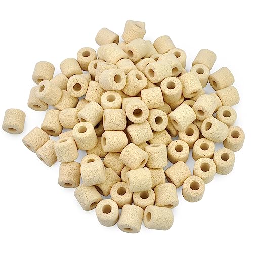 PULACO Aquarium Ceramic Ring, Filter Media for Fish Tank, Pond Filter, 1LB - Image 1