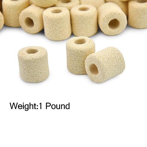PULACO Aquarium Ceramic Ring, Filter Media for Fish Tank, Pond Filter, 1LB - Image 5