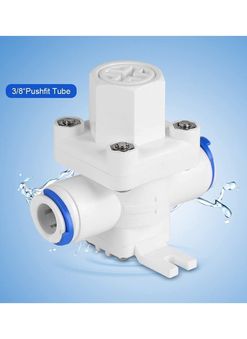 SYOSI - 3/8 Pushfit Tube Reducing Valve,Plastic Pressure Relief Regulator Reducing Valve Filter Protection RO Water System - Image 1