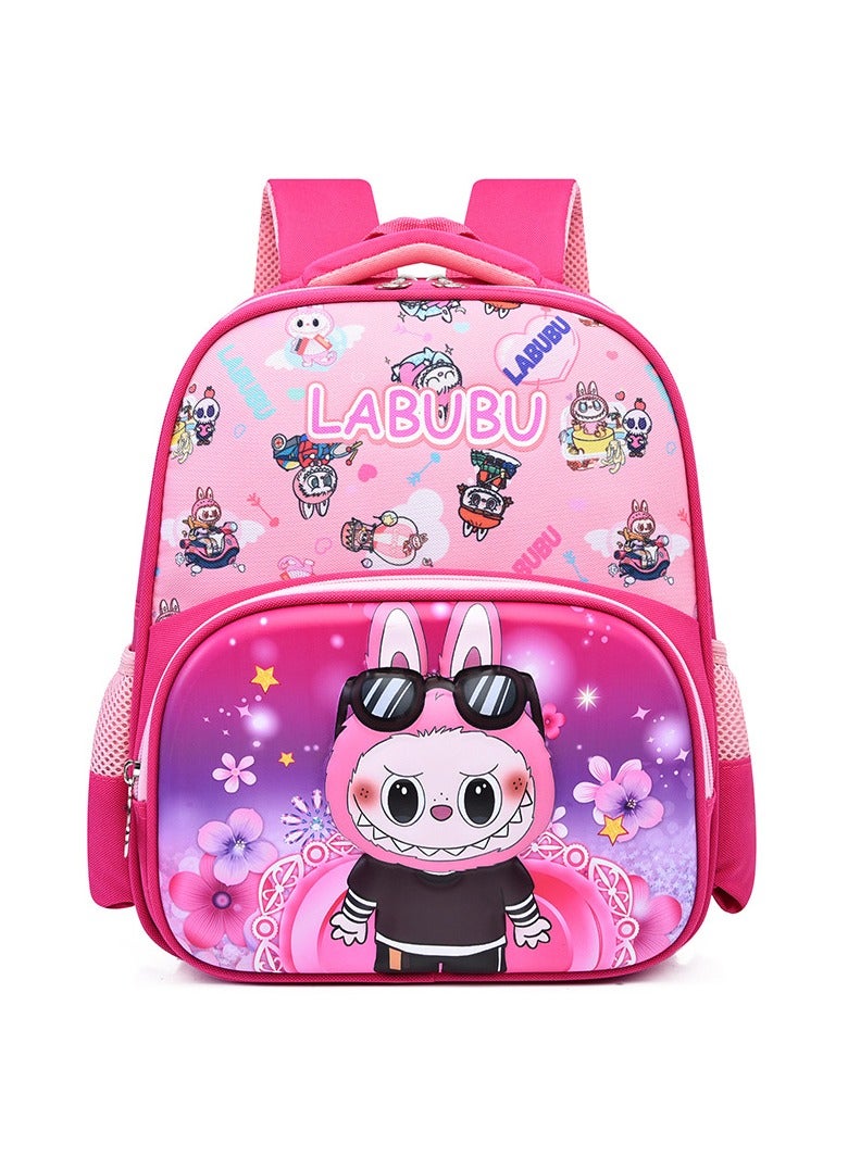Labubu Boys and Girls Cartoon Cute Lightweight Children's Backpack 27*31*10CM