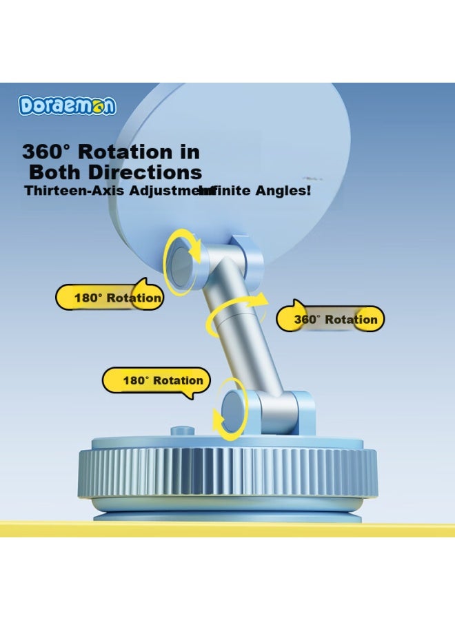 Rock Car Phone Holder, Vacuum Magnetic Suction Cup Car Mount, Doraemon Anime Valentine'S Day Gift - Image 2