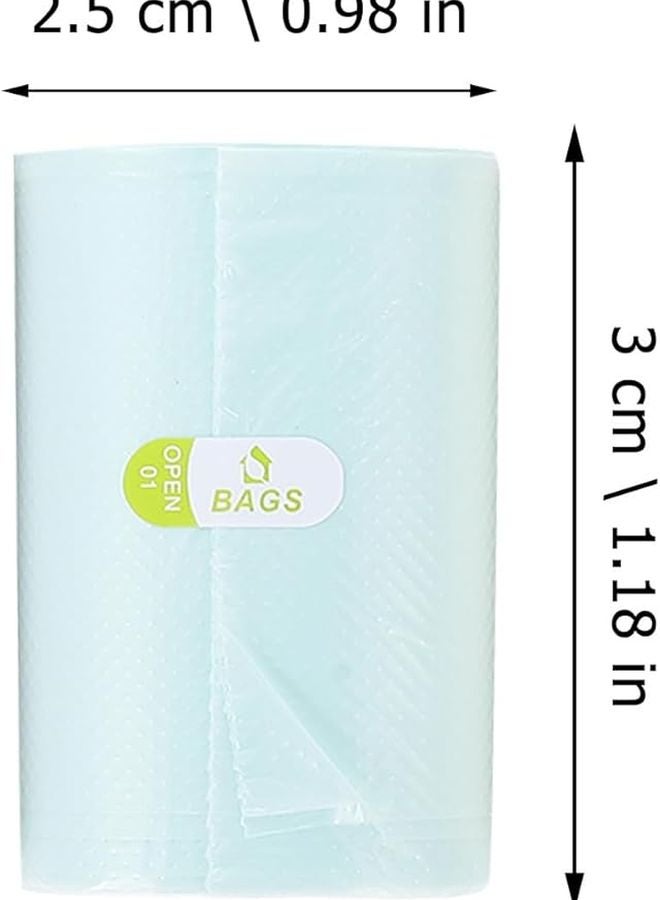 فاليكلود 250 قطعة أكياس قمامة صغيرة سميكة للاستخدام مرة واحدة من البولي إيثيلين لسلة مكتب المنزل حمام سيارة - Image 3