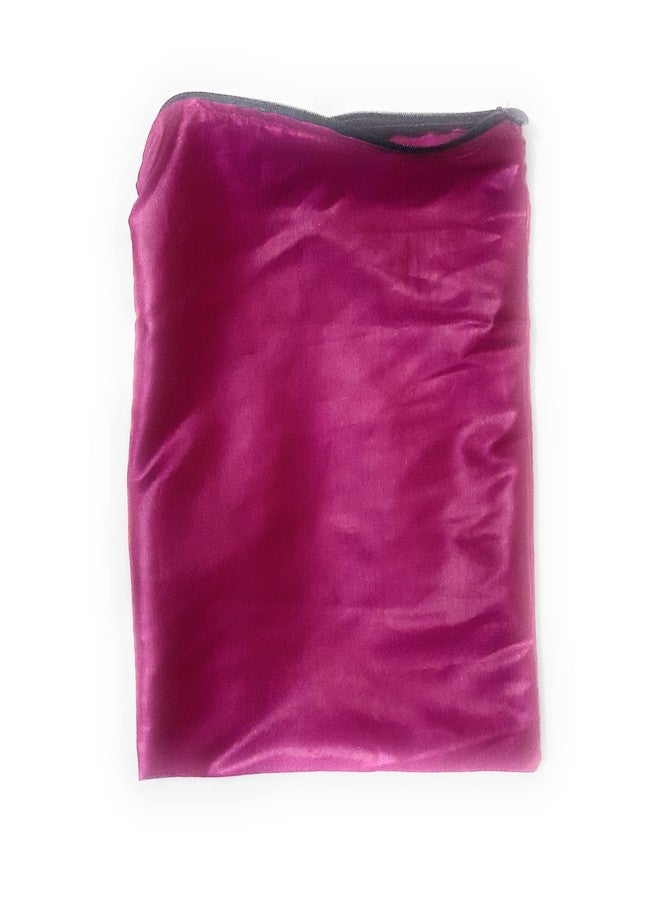 LUSTER Girl Silk Shahi Mastani Navwari Saree 9 Vari For Kids Baby Ready To Ware Stitched Maharashtrian Traditional Ware In Marriage, Function, Festival And Traditional Occasions (5-6 Years, Purpal) - Image 4