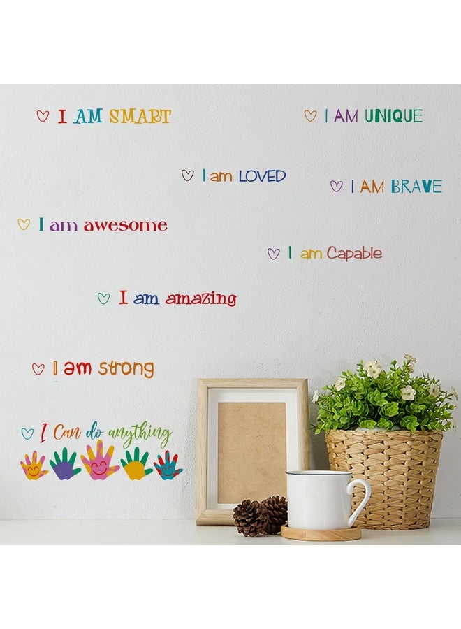 ADECNS Inspirational Wall Decals Positive Saying I am Smart Unique Amazing Sticker Motivational Wall Decor Art for Kids Bedroom Playroom Bathroom Decorations(PHT4026) - Image 3