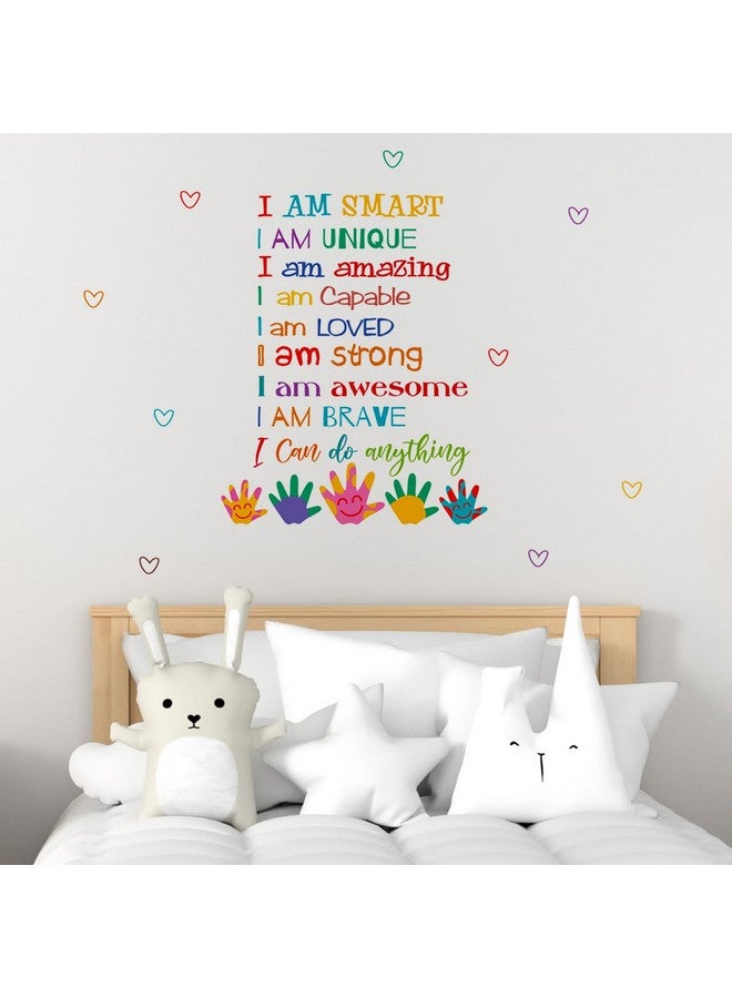 ADECNS Inspirational Wall Decals Positive Saying I am Smart Unique Amazing Sticker Motivational Wall Decor Art for Kids Bedroom Playroom Bathroom Decorations(PHT4026) - Image 5