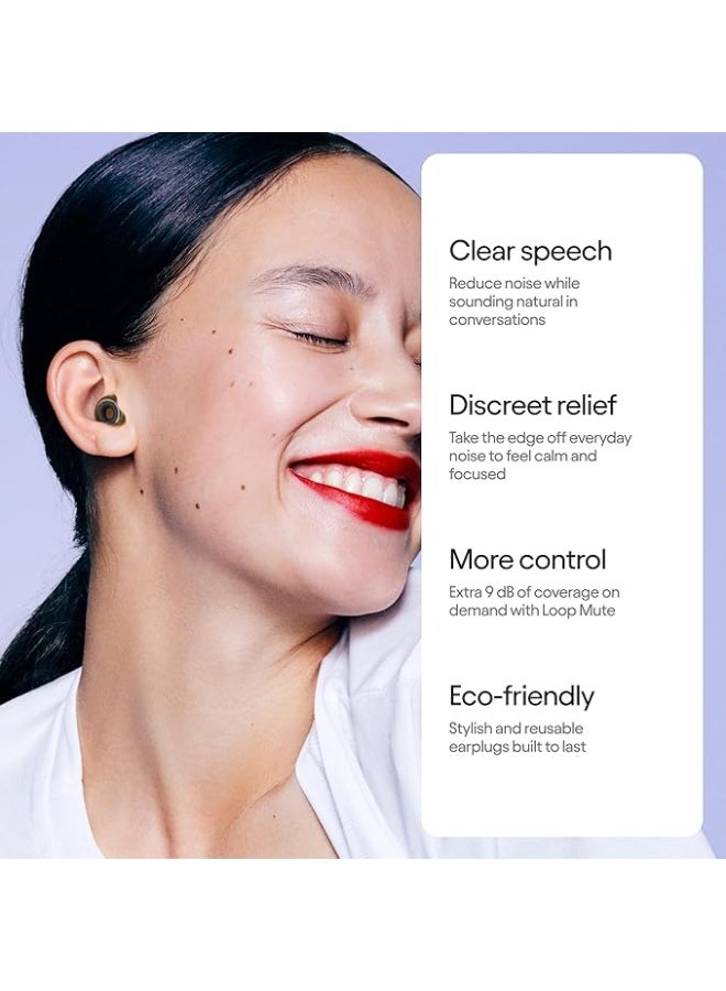 Loop Engage 2 Plus Ear Plugs – Everyday Noise Relief With Clear Speech for Social Gatherings, Work, Conversation, Parenting & Noise Sensitivity – 16 dB Noise Reduction + Mute for Extra Coverage - Image 5
