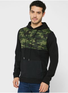 Camo Block  Hoodie