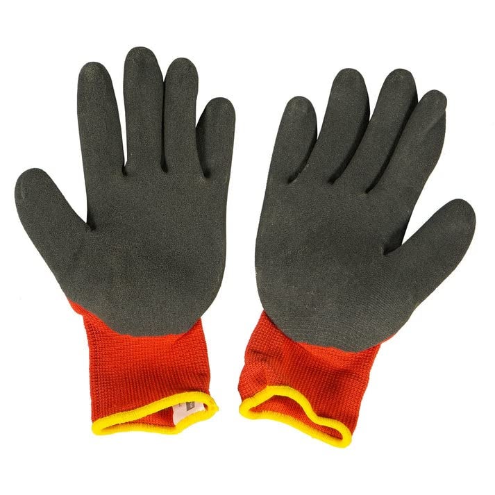 WOLF Garten Polyester Blend Soil Care Garden Gloves (Small Size, Red And Black, Pair of 2) - Image 3