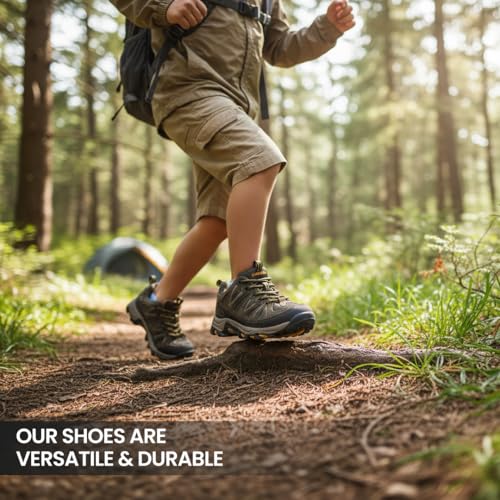 Northside Cheyenne JR Hiking Boot (Little Kid/Big Kid),Taupe/Mango,11 M US Little Kid - Image 5