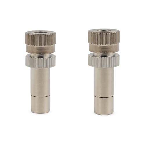IONIX Brass Mist Nozzle Spray/Disinfactant Spray/Disinfectant Spray nozzles, Push fit Type, Mist nozzles/Fog Nozzle/Spray nozzles (Pack of 2 Nozzles) Golden - Image 1